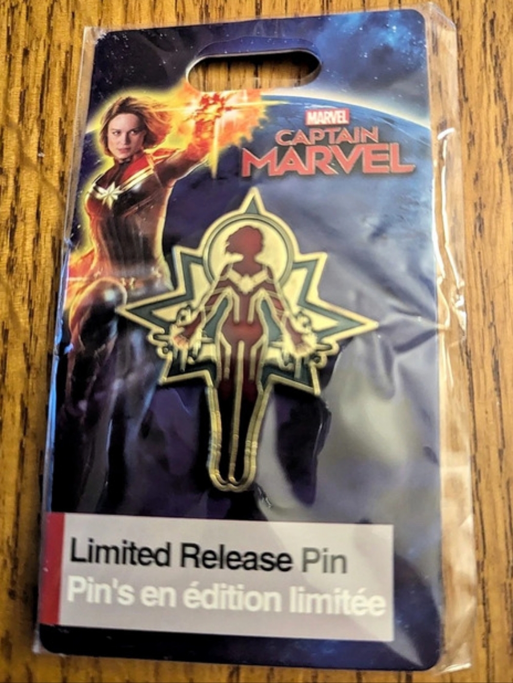Disney Captain Marvel Limited Release Single Pin - Disney Pin Trading 2019 - NEW